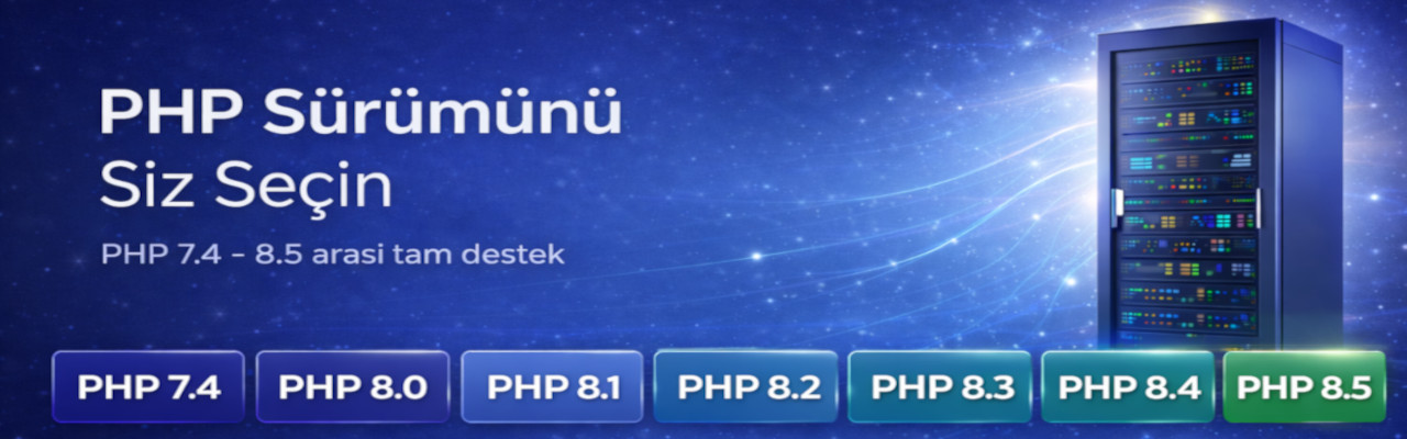 PHP Sürümünü Değiştir